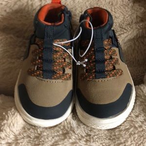 Boy Sneakers super cute new with side zipper